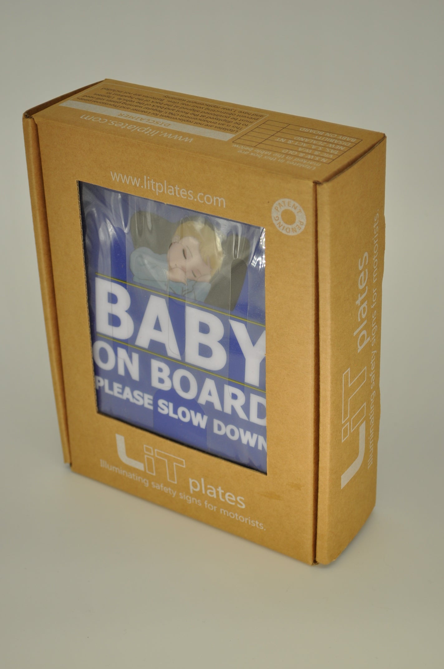 Baby on Board Driver LitPlates